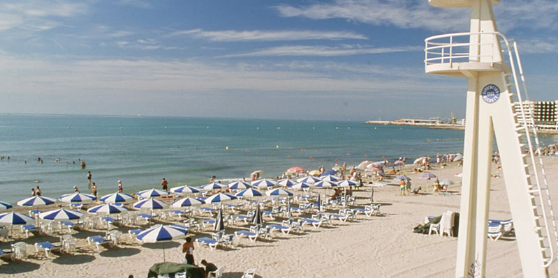 The beach at Alicante