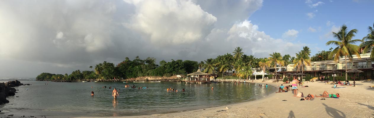 Beach in Martinique